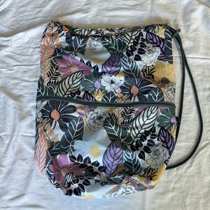 Vera Bradley Floral Print Draw String Bag